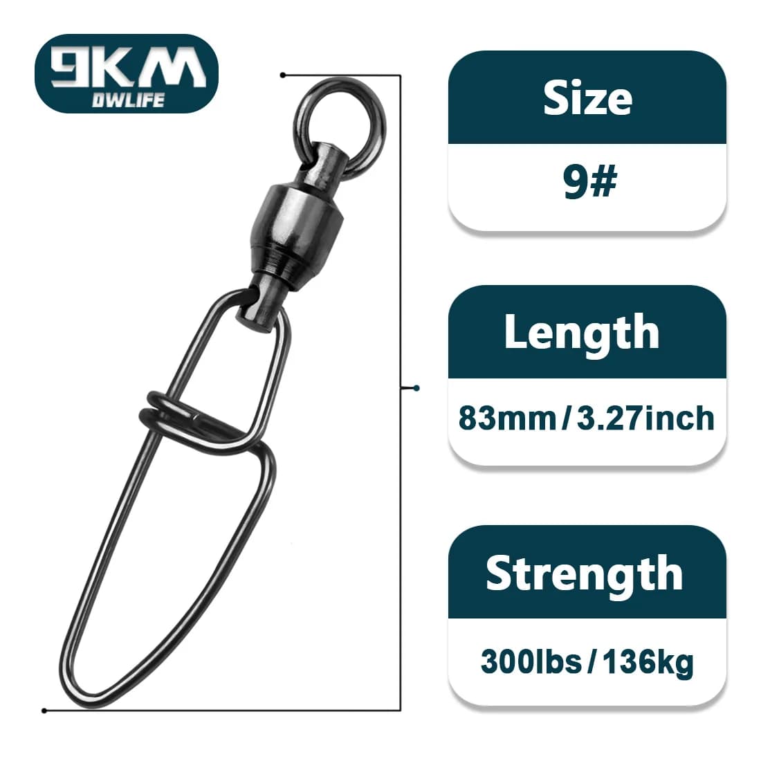 Giradores Snap com Rolamento Esférico 20-100Pcs