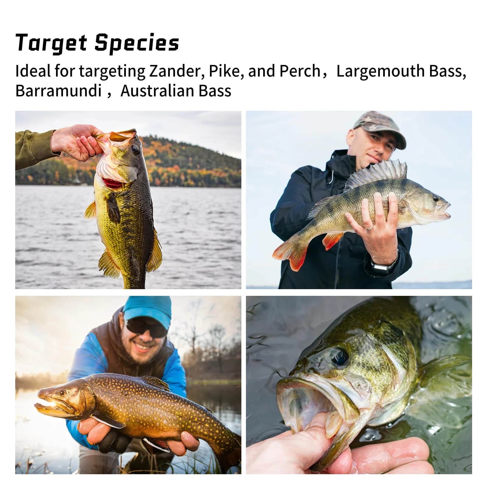 Gancho Swimbait Pesado com Underspin, Pacote com 12 Unidades