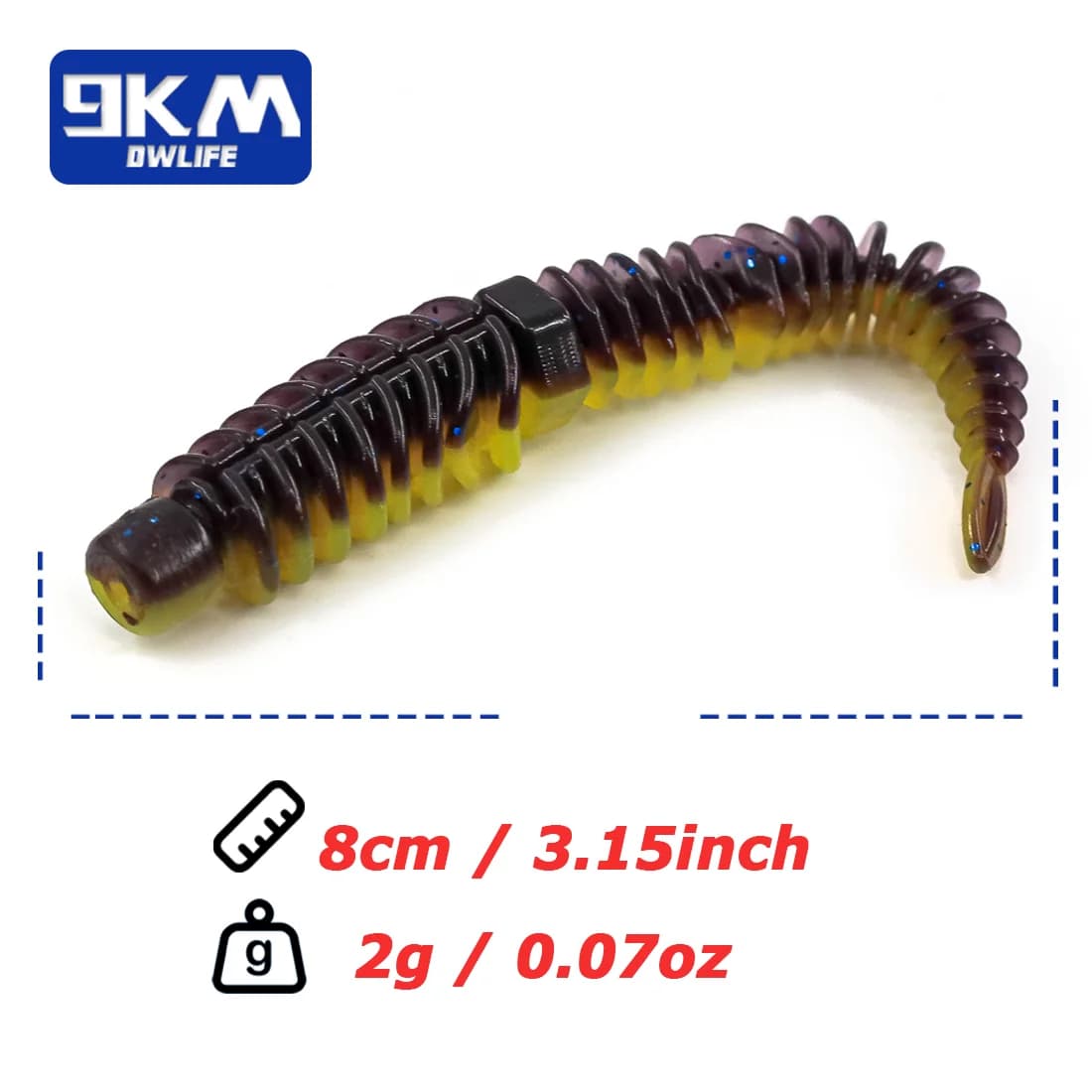 Iscas Macias de Plástico (Swimbaits) para Jigging de Truta e Robalo