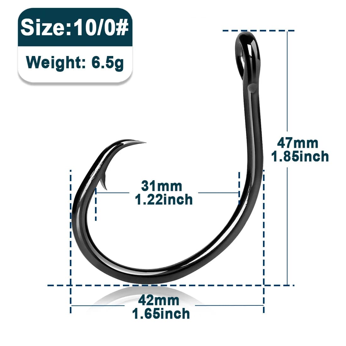 Ganchos Circle 5X Fortes, 25-50 Pçs