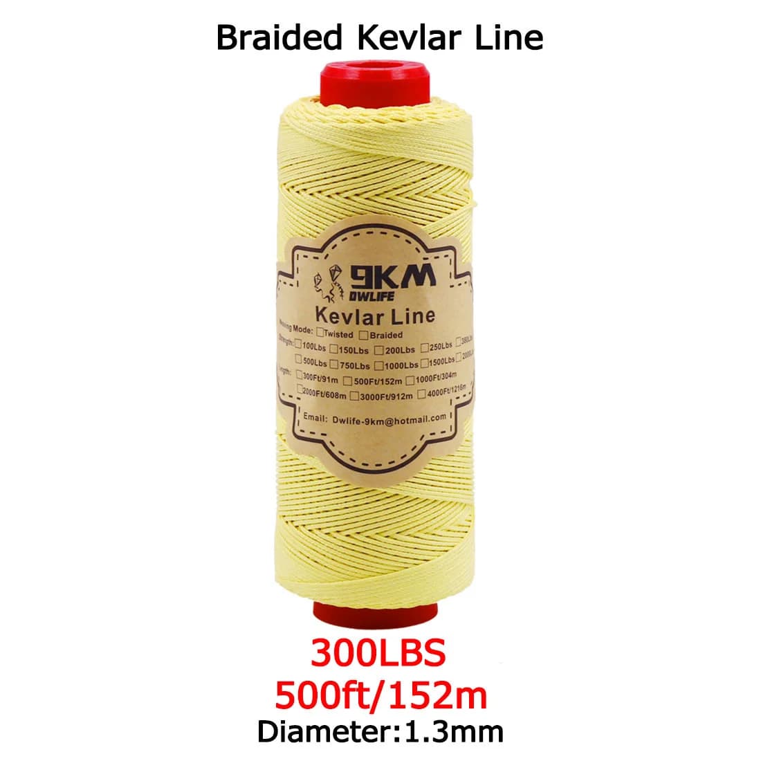 Cordão Auxiliar Trançado de Kevlar de Alta Resistência