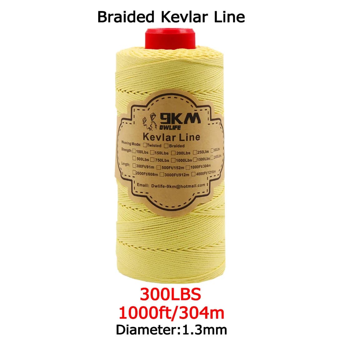 Cordão Auxiliar Trançado de Kevlar de Alta Resistência
