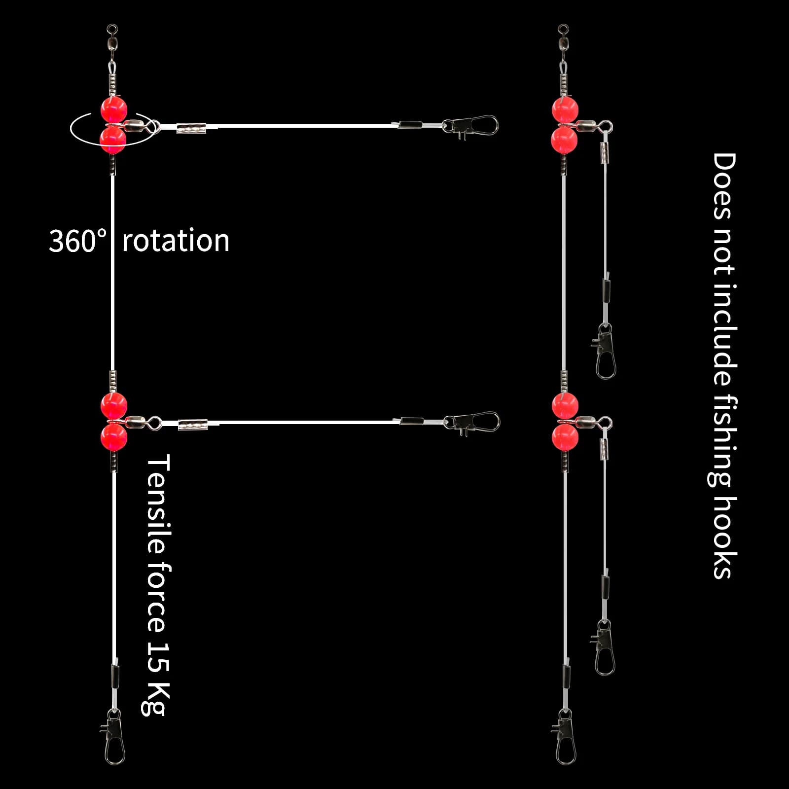 Conjunto de Montagem com Conector Giratório 3 Vias (6 peças)